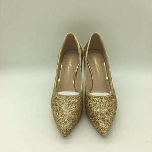 Eastanna Pointed Toe High Heel Glitter Stiletto Wedding Bride Shoes
